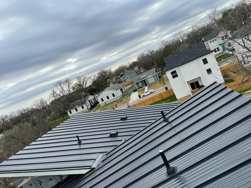 Standing seam metal roof panels with vents for Skylight Repair in Bithlo